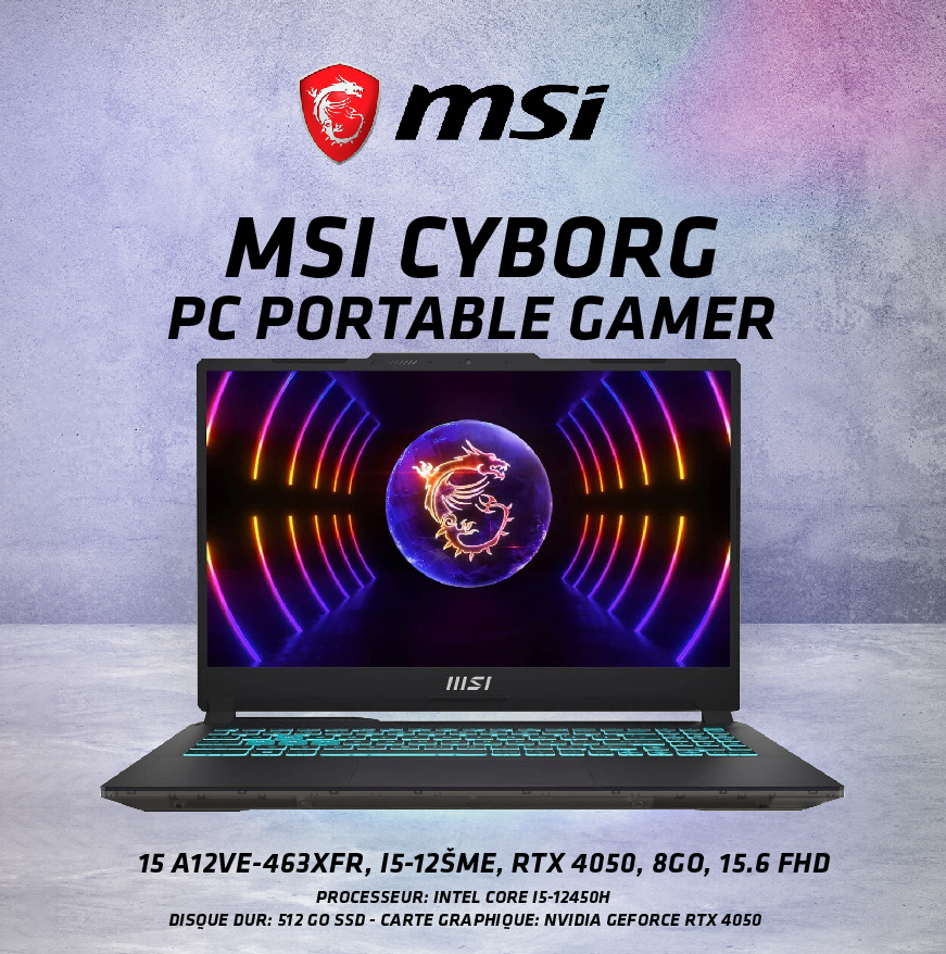 PC PORTABLE GAMER MSI tunisie